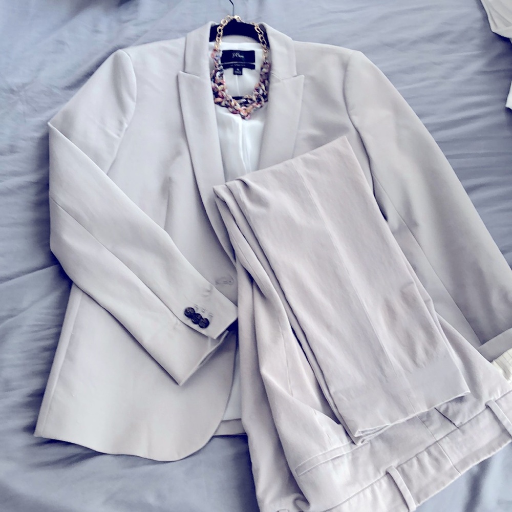 JCrew Bi Stretch Cotton Suit!